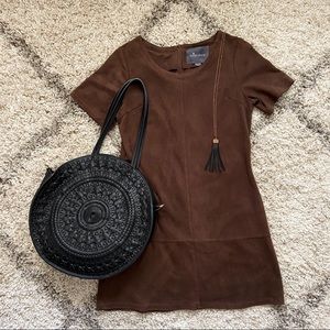 Paper Crane suede-like dress!